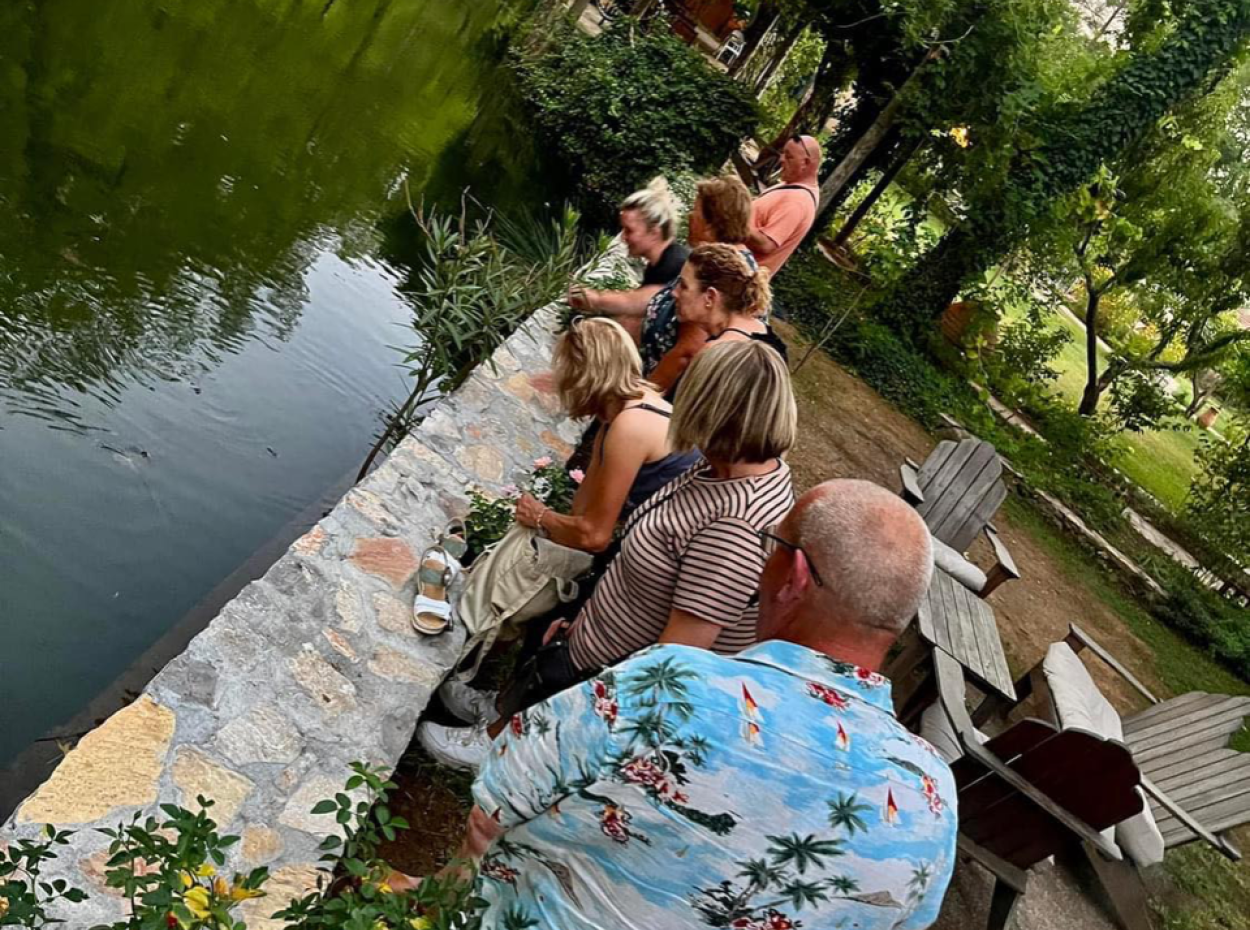 Galoppierende Seepferdchen