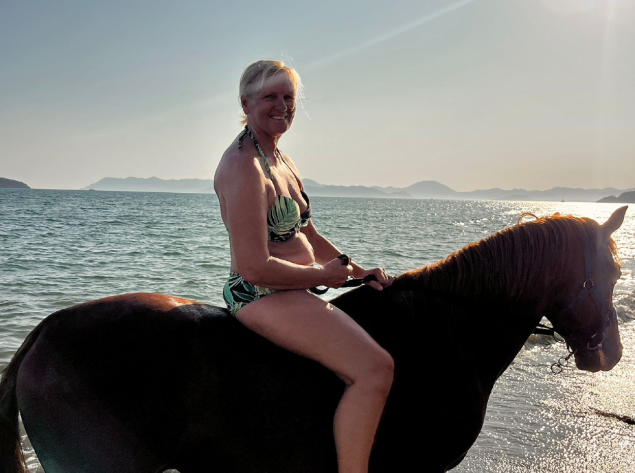 Galoppierende Seepferdchen