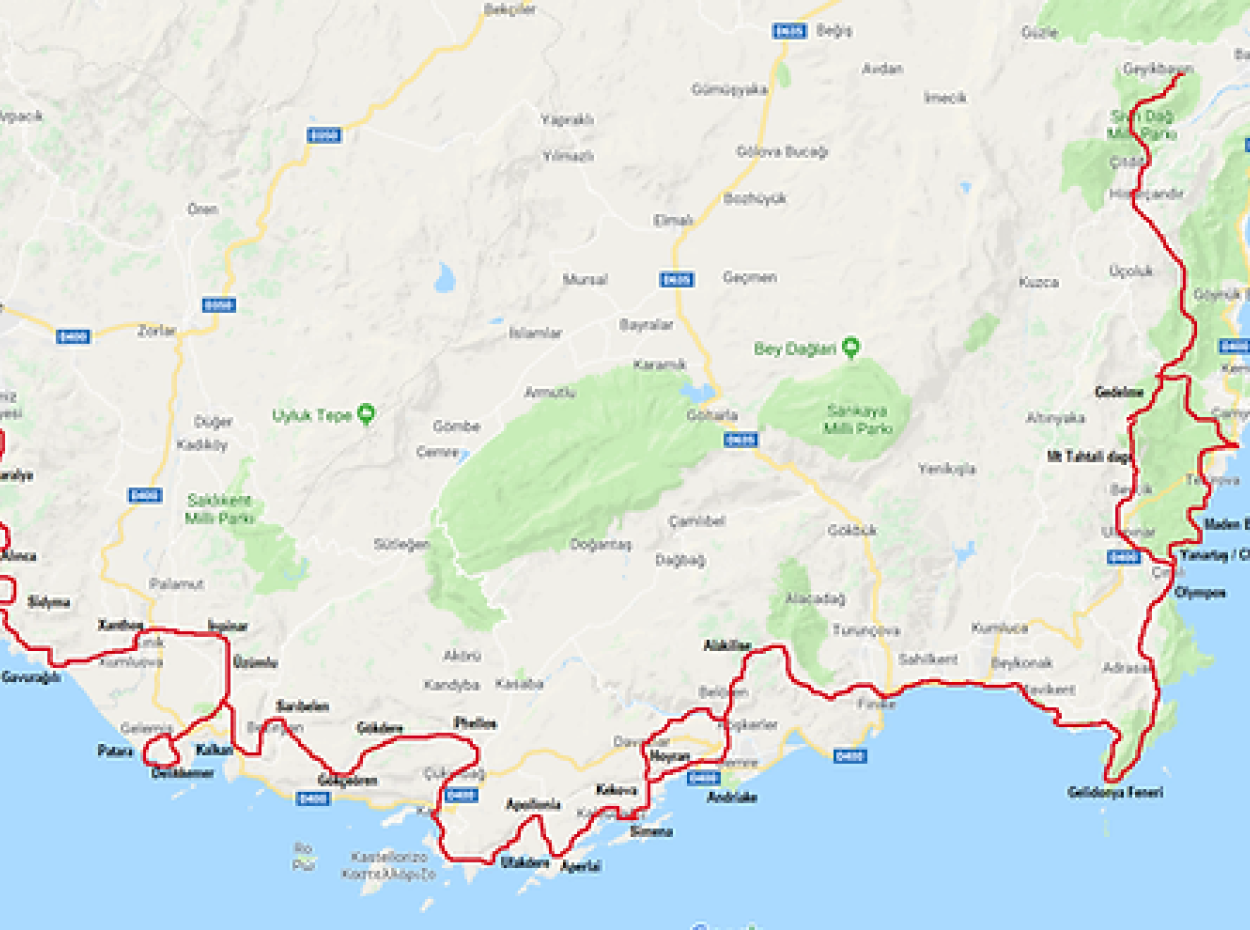 Likya Yolu'nda Rüya Gibi Trekking